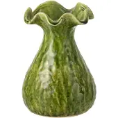 J-Line vaas Ronny Onregelmatig - keramiek - groen - small