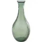 J-Line vaas - glas - olijfgroen