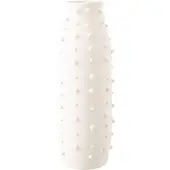 J-Line vaas Ruby Stippen - steengoed - wit - large