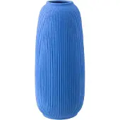 J-Line vaas Ruby Stippen - steengoed - blauw - large
