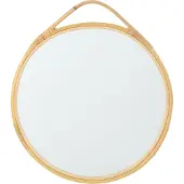 J-Line spiegel Jordan Rond - glas - naturel