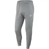 Nike Broek 'Club Fleece' lichtgrijs / wit