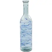 J-Line vloervaas Golf - glas - blauw