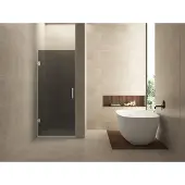 Wiesbaden Nisdeur less 70x200 cm 8 mm nano rookglas chroom