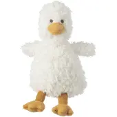 J-Line knuffelbeer Eend Staand - polyester - wit/geel - small