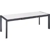Beliani BINASCO - Tuintafel uitschuifbaar - Beige - HPL/Aluminium