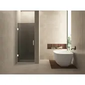 Wiesbaden Nisdeur Less 80x200 cm 8 mm Nano Rookglas Mat Wit