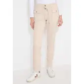Cecil Dames Broek met smalle pijpen - Beige - 30