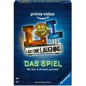 Ravensburger "Last One Laughing", een gezelschapsspel voor 3-8 spelers, vanaf 14 jaar