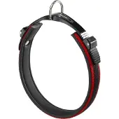 Ferplast hondenhalsband Ergocomfort 43 tot 51 cm zwart/rood