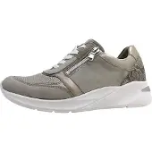 Waldlaufer H-DILANA Damenschuhe Schnürschuhe Sportive Beige Freizeit