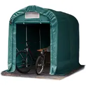 TOOLPORT Garagetent 1,6x2,4m, PVC zeil, donkergroen, zonder statica