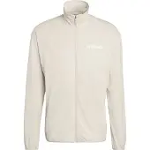 Adidas Outdoorjas lichtgrijs / wit