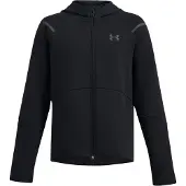 Under Armour Unstoppable Fleece Full Zip Sweatshirt Zwart 10-12 Years Jongen