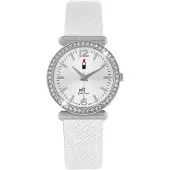 Lucardi Analoog horloge 'Farbenfroh' zilver / wit