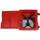 Lalizas D45 Polyethylene Fire Hose Box Rood