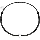 Glanzstücke Armband zwart / zilver