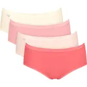 Sloggi Slip ' Originals Basic ' crème / lichtgeel / rosa / rood