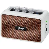 Fazley Kubo BT Pocket White 5W oplaadbare gitaarversterker / bluetooth speaker