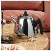 Bredemeijer Duet Classic theepot 1,2 liter rvs zwart