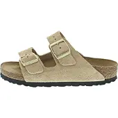 Birkenstock arizona suède sandcast platte sandalen unisex