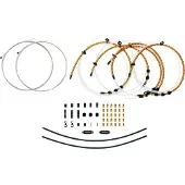 Jagwire Cables & Jackets Kit 2x Elite Link Shift Kit Gold