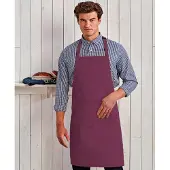 Premier Dames/Dames Kleuren Bipschort Met Zak / Werkkleding (Aubergine)