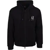 Armani Exchange Sweatvest zwart / wit