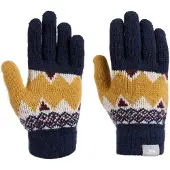 Trespass Norta Skihandschoenen voor kinderen/Kinderen (Marine)