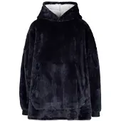 Trespass Uniseks Volwassen Knusse Oversized Hoodie Deken (Marine)