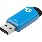 HP Pendrive HP V150W USB 2.0 Blauw Inhoud