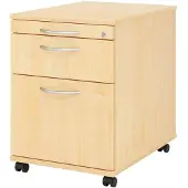 Hjh OFFICE PRO SIGNA AC20 BM - Rolcontainer Esdoorn Hout met ophangsysteem Metalen handgreep