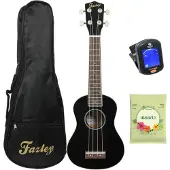 Fazley K21B-W sopraan ukelele starterset