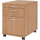 Hjh OFFICE PRO SIGNA AC20 BM - Rolcontainer Hout Walnoot met ophangsysteem Metalen handgreep