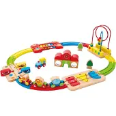 Hape Rainbow Puzzle Railway Veelkleurig Kinderen