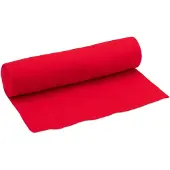 Folia 520020 - Bastelfilz, mit feiner Wollqualität, 1 Rolle ca. 45 cm x 5 m, hochrot, klebefleckenfr