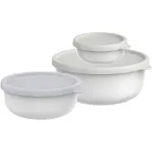 Mepal Bewaardoosset 3-delig Lumina - 2.5 l - Magnetronbakje met deksel - White