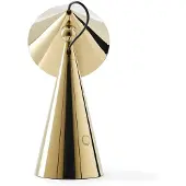 Tom Dixon Tafellamp POSE, dimbaar, messing / goud, Woon-/ Eetkamer, Kunststof, Design, Tafellamp