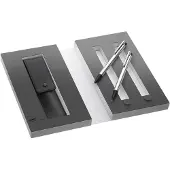 Lamy - Logo - Geschenkset - Balpen - Vulpotlood - Roestvrij edelstaal.
