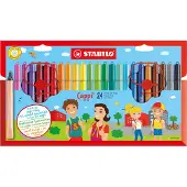 Stabilo Cappi Etui 24 Stuks