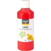 Creall lino blockprintverf lichtrood, 250ml