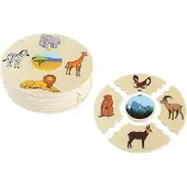 Beleduc Puzzels leefgebieden - Dieren