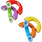 Learning Resources fonemische telefoon speelgoed set van 6 voor kinderen. - 3+