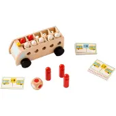 Toys for Life 'Rekenbus' - Leren rekenen - Educatief speelgoed - Sensorisch speelgoed - Spelend leren rekenen - Houten speelgoed - Leren tellen - Speelgoed 3 tot 7 jaar