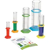 Learning Resources Hand2mind Starter Science Gegradueerde Cilinder Set, Laboratoriummateriaal voor Kinderen
