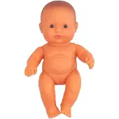 Miniland Babypop - Europees Meisje 21Cm - Met Vanillegeur - Waterdicht - 10 Maanden