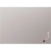 Legamaster Frameless glassboard - rechte hoeken - 100x150 cm - Warm Grey
