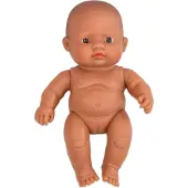 Miniland Babypop - Latijns-Amerikaans Meisje - Met Vanillegeur - Waterdicht - 10 Maanden
