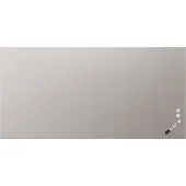 Legamaster Frameless glassboard - rechte hoeken - 100x200 cm - Warm Grey