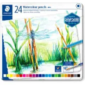 Staedtler Design Journey - aquarel kleurpotloden - metalen etui 24 st